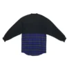 BB Authentic -paikkat-T-paita, pitkähihainen, ”Black Blue” 698227TMM085212