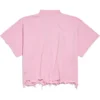 BB Classic Balenciaga lyhyt oversized-T-paita ”Pink” 783399TQVS85708