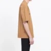 BB-kuvioinen lyhythihainen unisex-paita, khaki 578139TEV529610