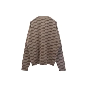 BB-kuvioinen pyöreäkaulainen neulepusero ”Beige” 733859T32539378 BB-kuvioinen pyöreäkaulainen neulepusero ”Beige” 733859T32539378