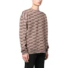 BB-kuvioinen pyöreäkaulainen neulepusero ”Beige” 733859T32539378