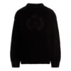 BB Laurel Crown Logo -pyöreäkaulainen neulepusero ”Musta” 664369T32111000