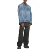 BB Monogram Large Fit -takki ”Sininen” 675208TMW374437