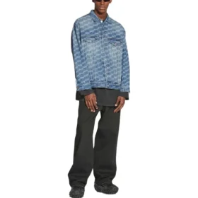 BB Monogram Large Fit -takki ”Sininen” 675208TMW374437 BB Monogram Large Fit -takki ”Sininen” 675208TMW374437