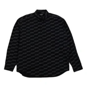 BB Monogram -napituspaita, pitkähihainen, ”Black” 662983TML361269