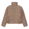 BB Monogram -puffer-takki ”Beige Brown” 681885TML339378