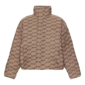 BB Monogram -puffer-takki ”Beige Brown” 681885TML339378 BB Monogram -puffer-takki ”Beige Brown” 681885TML339378
