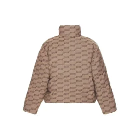 BB Monogram -puffer-takki ”Beige Brown” 681885TML339378 BB Monogram -puffer-takki ”Beige Brown” 681885TML339378
