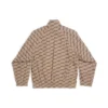 BB Monogram -verryttelytakki, vakiomallinen istuvuus ”Beige Brown” 704495TML369378