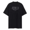BB Paris Strass -T-paidat, medium-istuvuus, ”Black Faded” 739784TOVU81055