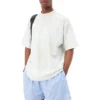 BB Paris Strass -T-paidat, medium-istuvuus, ”Dirty White” 739784TOVU69012