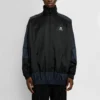 BB-patchwork-nyloninen tuulitakki, täysvetoketju, ”Navy Black” 623019TIO544100
