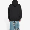 Bb Pixel Fleece -huppari, kiristysnauha, pitkähihainen, musta 578135TKVI81070