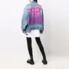 BB-spray-denimtakki, Large-malli, ”Electric Blue Fuchsia” 678354TCW030406