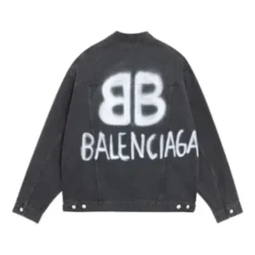 BB Sprayed Denim -takki, Large-malli, ”Dark Grey White” 678354TIWA21440 BB Sprayed Denim -takki, Large-malli, ”Dark Grey White” 678354TIWA21440