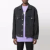 BB Sprayed Denim -takki, Large-malli, ”Dark Grey White” 678354TIWA21440