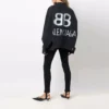 BB Sprayed Denim -takki, Large-malli, ”Dark Grey White” 678354TIWA21440