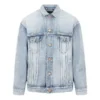 BB-spraymaalattu denimtakki, Large-malli ”Vaaleansininen-keltainen” 678354TDW143341