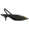 BB Square Knife Slingback -korkokengät ”Black” 691740WAWNC1088