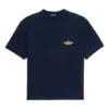 Bonjour Balenciaga -puuvillainen pyöreäkaulainen T-paita ”Navy” 594579THV608065