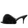 Boudoir 70 mm -sandaalit ”Black Feathers” 787447W0WMQ1000