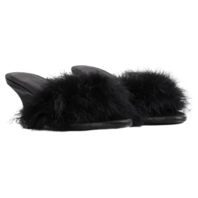 Boudoir 70 mm -sandaalit ”Black Feathers” 787447W0WMQ1000