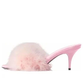 Boudoir 70 mm -sandaalit ”Pink Feathers” 787447W0WMQ5000