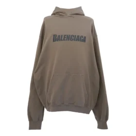 Boxy Logo -hupparit ”Taupe Black” 729361TNVL27761 Boxy Logo -hupparit ”Taupe Black” 729361TNVL27761