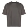 Brodeerattu logo -puuvillat-shirt ”Grey” 612966TNVG91300