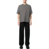Brodeerattu logo -puuvillat-shirt ”Grey” 612966TNVG91300