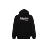 Brodeerattu Political Campaignin oversized-huppari ”Black White” 620947TKVI91070
