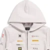 Business English -vetoketjuhuppari ”Off White” 788243TQVH69016