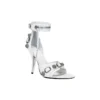 Cagole 110 mm -sandaalit ”White Arena Lambskin” 743057WAD4E9081