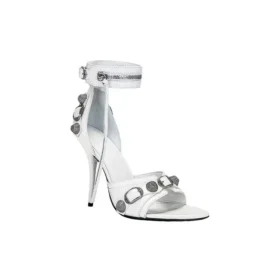 Cagole 110 mm -sandaalit ”White Arena Lambskin” 743057WAD4E9081