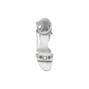 Cagole 110 mm -sandaalit ”White Arena Lambskin” 743057WAD4E9081