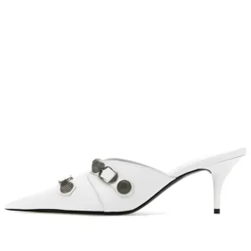 Cagole-pistokkaat ”White Lambskin” 714253WAD4E9081