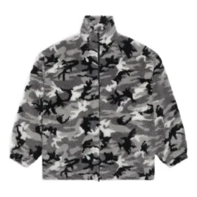 Camouflage-vetoketjullinen takki ”Grey” 681818TLQ121240 Camouflage-vetoketjullinen takki ”Grey” 681818TLQ121240