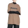 Caps T-paidat, Boxy Fit, ”Tan” 651795TNVL17761