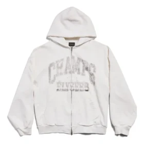 Champs-elysees-huppari, täyspitkä vetoketju, vakiomallinen istuvuus ”White” 803264TRVM99016 Champs-elysees-huppari, täyspitkä vetoketju, vakiomallinen istuvuus ”White” 803264TRVM99016