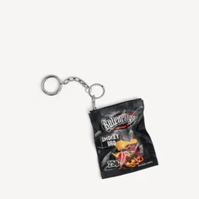 Charm/avaimenperä Chips, musta