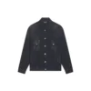 Cities Paris Oversized-denim takki ”Washed Black White” 690198TBP479034