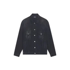 Cities Paris Oversized-denim takki ”Washed Black White” 690198TBP479034