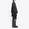 Cities Paris Oversized-denim takki ”Washed Black White” 690198TBP479034