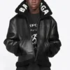 Cocoon-nahkainen lentäjätakki ”Black” 646456TKS311069