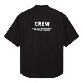 Crew-lyhythihainen paita ”Black” 622251TIM391000