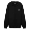 Crew-paita, aakkoset painettu, vetoketju, unisex, musta 620974TIV751070