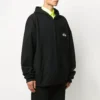 Crew-paita, aakkoset painettu, vetoketju, unisex, musta 620974TIV751070