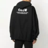 Crew-paita, aakkoset painettu, vetoketju, unisex, musta 620974TIV751070