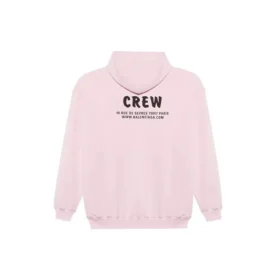 Crew-paita, aakkoskuvio, vaaleanpunainen 578135TIV751900