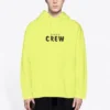 Crew-paita, jossa kirjainpainatus, miesten, keltainen 600583TIV757072